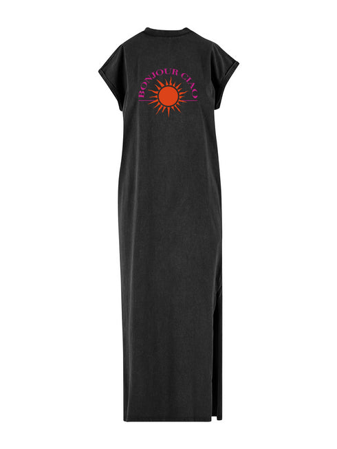 Dress Long Bonjour - Black Washed
